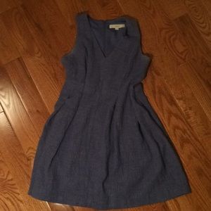 Simple blue dress